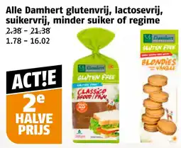 Poiesz Alle Damhert glutenvrij, lactosevrij, suikervrij, minder suiker of regime aanbieding