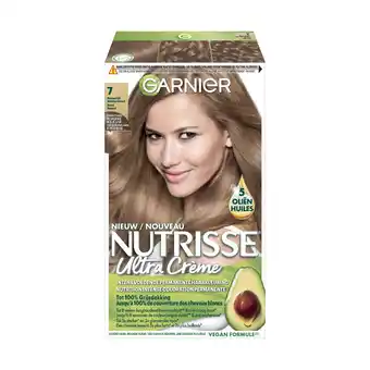 Bol.com Garnier Nutrisse Ultra Crème Middenblond 7 - Permanente Haarkleuring aanbieding