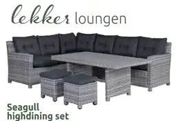 Deka Tuin Seagull highdining set aanbieding