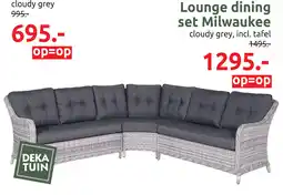 Deka Tuin Lounge dining set Milwaukee aanbieding