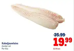 Makro Kabeljauwloins aanbieding