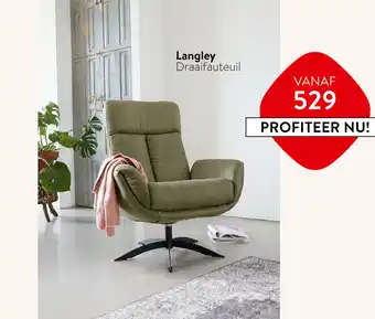 IN.HOUSE Langley Draaifauteuil aanbieding