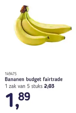 Van Hoeckel Bananen budget fairtrade aanbieding