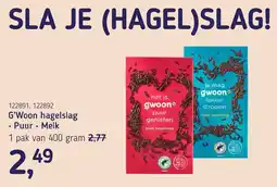 Van Hoeckel G'Woon hagelslag aanbieding
