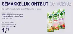 Van Hoeckel Melkan magere vruchtenyoghurt perzik aanbieding