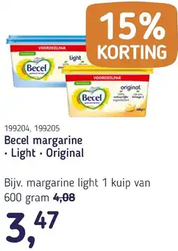 Van Hoeckel Margarine light aanbieding