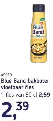 Van Hoeckel Blue Band bakboter vloeibaar fles aanbieding