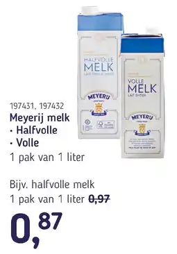 Van Hoeckel Halfvolle melk aanbieding