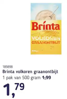 Van Hoeckel Brinta volkoren graanontbijt aanbieding
