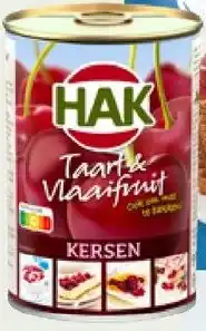 Van Hoeckel Hak taart en vlaaifruit kers aanbieding