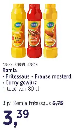 Van Hoeckel Remia fritessaus aanbieding