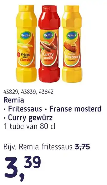 Van Hoeckel Remia fritessaus aanbieding