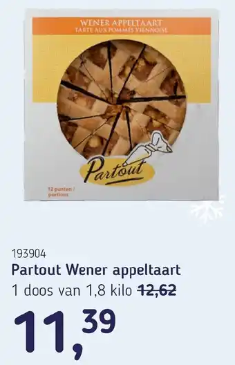 Van Hoeckel Partout Wener appeltaart aanbieding