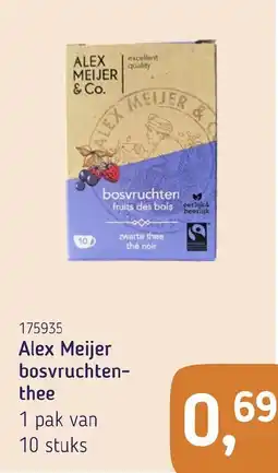 Van Hoeckel Alex Meijer bosvruchten thee aanbieding