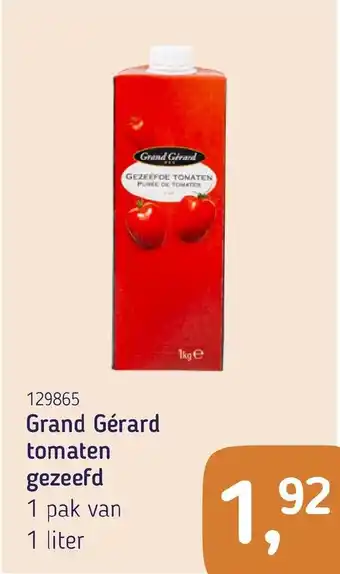 Van Hoeckel Grand Gérard tomaten gezeefd aanbieding
