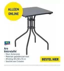 Makro Aro bistrotafel aanbieding