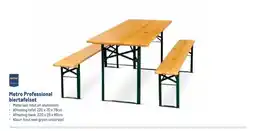 Makro Metro Professional biertafelset aanbieding