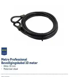 Makro Metro Professional Beveiligingskabel 10 meter aanbieding