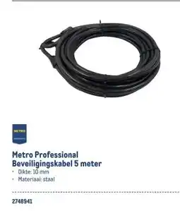 Makro Metro Professional Beveiligingskabel 5 meter aanbieding