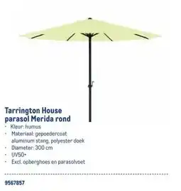 Makro Tarrington House parasol Merida rond aanbieding