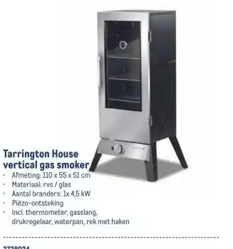 Makro Tarrington House vertical gas smoker aanbieding
