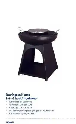 Makro Tarrington House 2-in-1 hout/ houtskool aanbieding