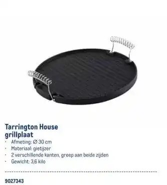 Makro Tarrington House grillplaat aanbieding