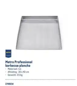 Makro Metro Professional barbecue plancha . aanbieding