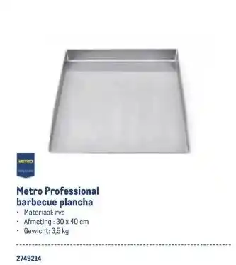 Makro Metro Professional barbecue plancha . aanbieding