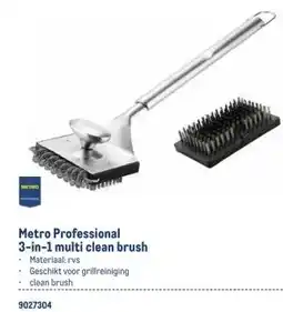 Makro Metro Professional 3-in-1 multi clean brush aanbieding