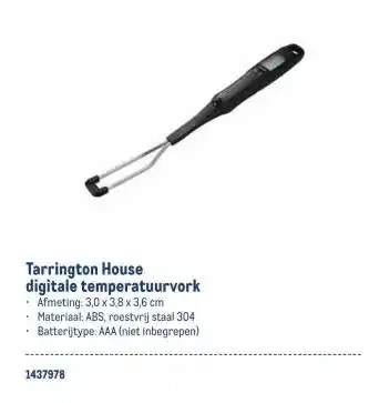 Makro Tarrington House digitale temperatuurvork aanbieding