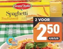 Dagwinkel Grand'Italia pasta Tradizionali aanbieding