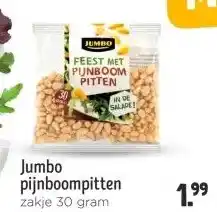 Jumbo Jumbo pijnboompitten aanbieding