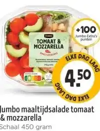 Jumbo Jumbo maaltijdsalade tomaat & mozzarella' aanbieding