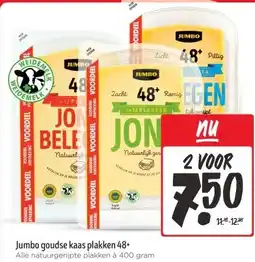 Jumbo Jumbo goudse kaas plakken 48+ aanbieding
