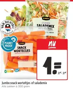 Jumbo Jumbo snack worteltjes of salademix aanbieding