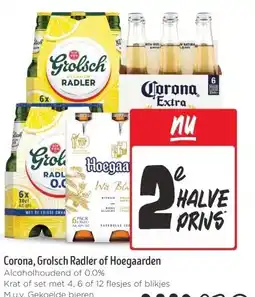 Jumbo Corona, Grolsch Radler of Hoegaarden aanbieding