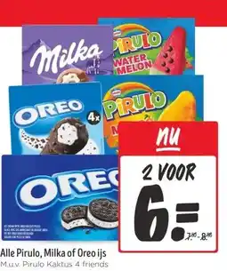 Jumbo Alle Pirulo, Milka of Oreo ijs aanbieding