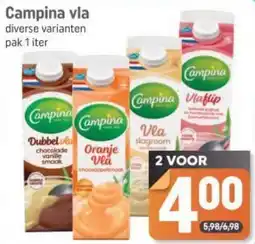 Dagwinkel Campina vla aanbieding