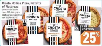 Dagwinkel Crosta Mollica Pizza, Pizzetta of Flatbread aanbieding