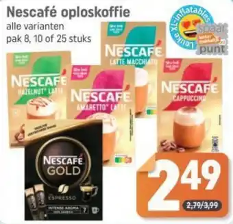 Dagwinkel Nescafé oploskoffie aanbieding