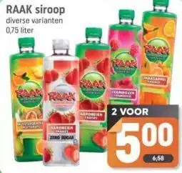 Dagwinkel Raak siroop aanbieding