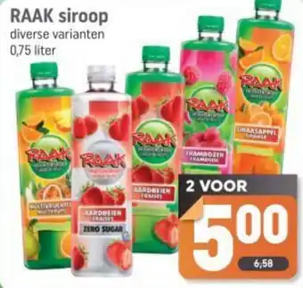 Dagwinkel Raak siroop aanbieding