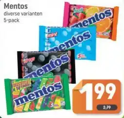 Dagwinkel Mentos aanbieding