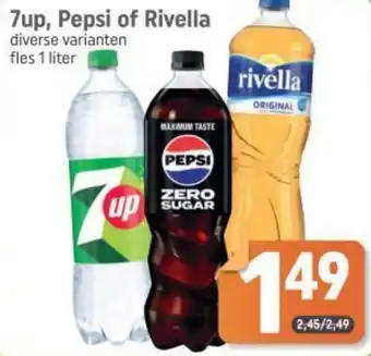 Dagwinkel 7up, Pepsi of Rivella aanbieding