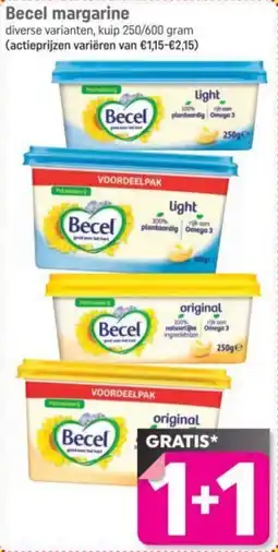 Dagwinkel Becel margarine aanbieding