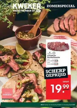 De Kweker O'Sullivan Runderbavette Heel aanbieding