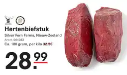 De Kweker Ruïg Hertenbiefstuk aanbieding