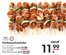 De Kweker Kaldenberg Varkensshaslicks aanbieding