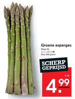 De Kweker Groene asperges aanbieding